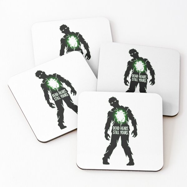 Item preview, Mechanical Heart Zombie - Minimalist Dark Contrast Art designed and sold by Thaivi Design.