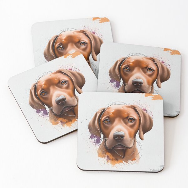 Item preview, Warm Brown Dog Head Portrait 6 designed and sold by Tom-Johnson.