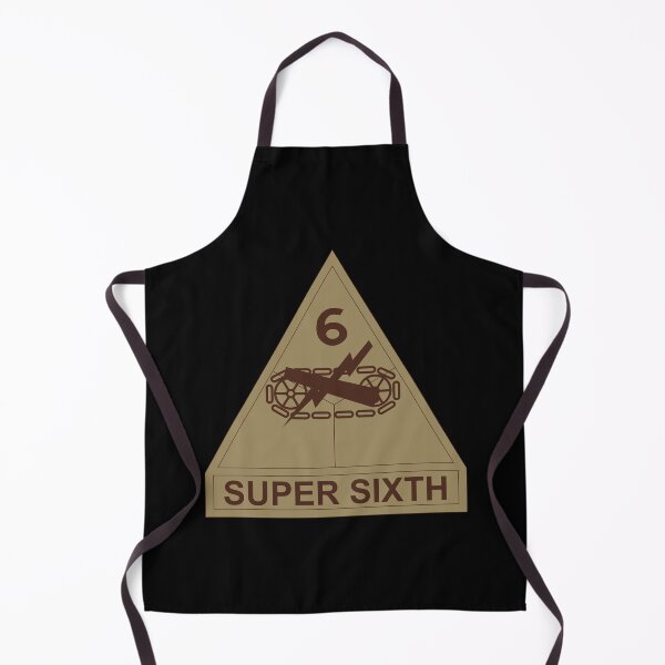 Item preview, Army - SSI - 6th Armored Division w Name Tape - Subdued Desert X 300 designed and sold by Military Insignia Products.