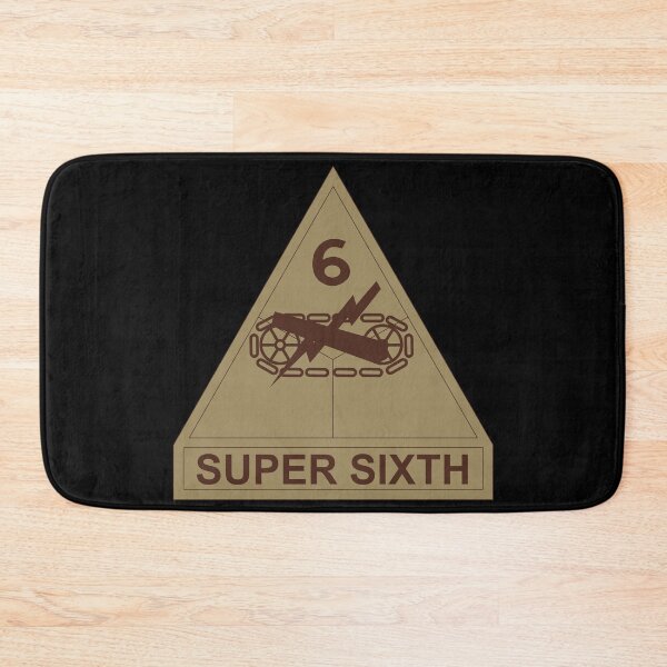 Item preview, Army - SSI - 6th Armored Division w Name Tape - Subdued Desert X 300 designed and sold by Military Insignia Products.