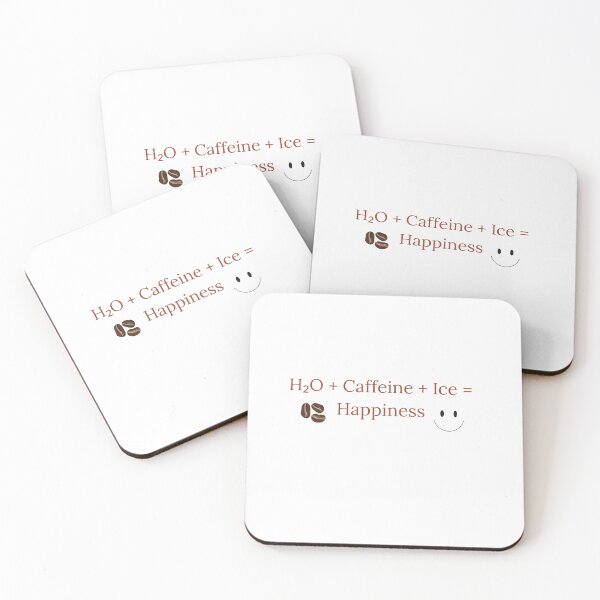 Item preview, H2O Caffeine Ice Formula - The Perfect Cold Brew Equation designed and sold by MarinCreators.