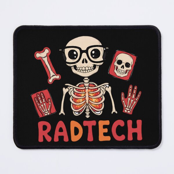 Item preview, Cute Rad Tech Skeleton Aesthetic - Radiology Technologist X-Ray Art designed and sold by MyProfessionaltees.