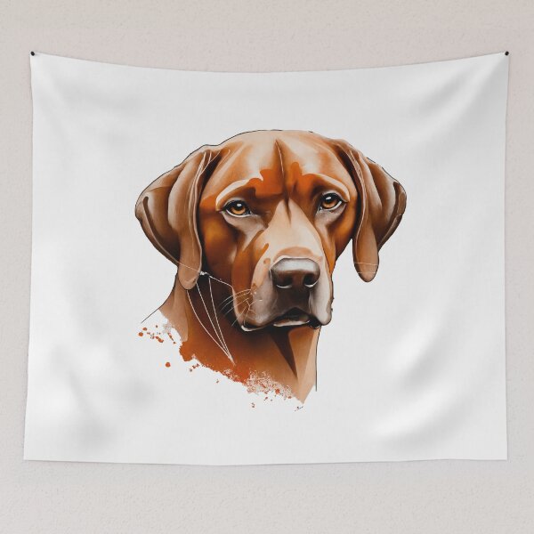 Item preview, Warm Brown Dog Head Portrait 4 designed and sold by Tom-Johnson.