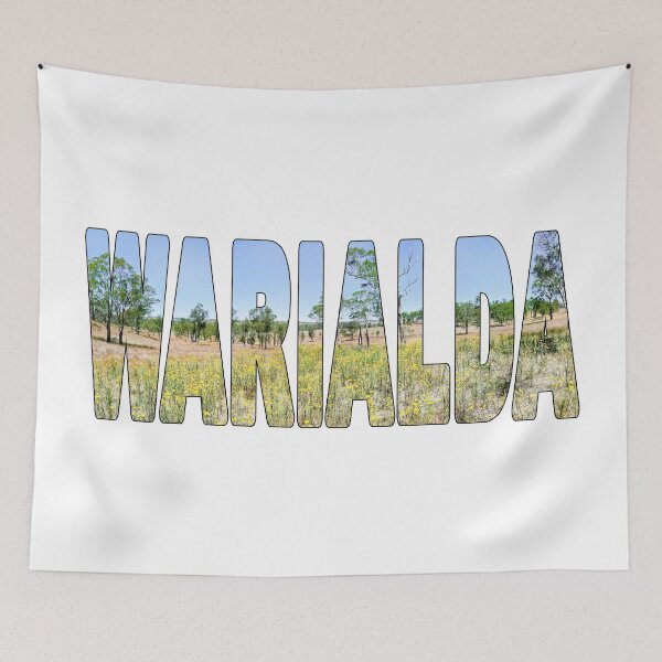 Item preview, WARIALDA - Rural New South Wales Australia Yellow Wild Flowers Gums designed and sold by Adam Gormley.