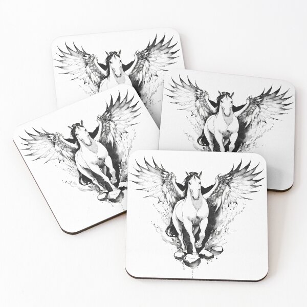 Item preview, Winged White Horse Fantasy 1 designed and sold by Tom-Johnson.