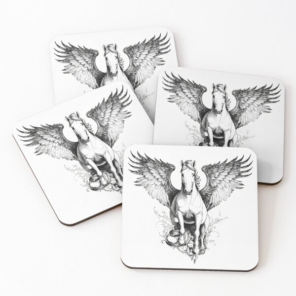 Item preview, Winged White Horse Fantasy 2 designed and sold by Tom-Johnson.
