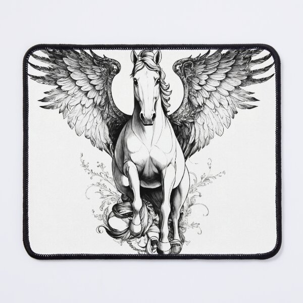 Item preview, Winged White Horse Fantasy 2 designed and sold by Tom-Johnson.