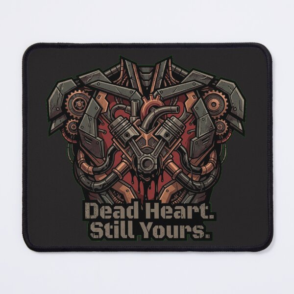 Item preview, The Eternal Engine: Brutalist Cyber-Zombie V8 Heart designed and sold by Thaivi Design.