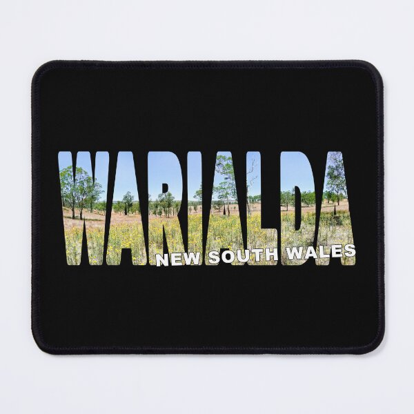 Item preview, WARIALDA New South Wales - Rural Australia Yellow Wild Flowers Gums designed and sold by Adam Gormley.