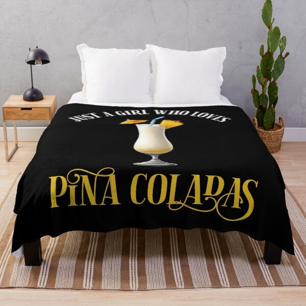 Item preview, Just A Girl Who Loves Pina Coladas designed and sold by Cat Lady Designs.