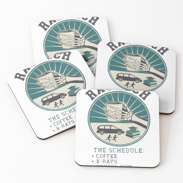 Item preview, Rad Tech Life Schedule: Coffee, X-Rays, & School Run | Radiology Technologist Mom Design designed and sold by MyProfessionaltees.