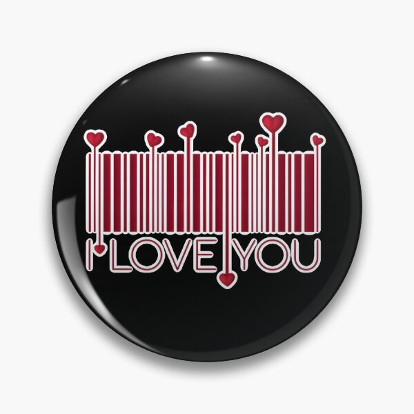 Item preview, Heartbeat Barcode Heart – I Love You Valentine Minimalist Design designed and sold by Deep-Fold.