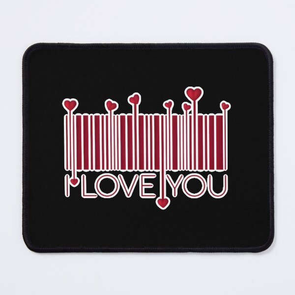 Item preview, Heartbeat Barcode Heart – I Love You Valentine Minimalist Design designed and sold by Deep-Fold.