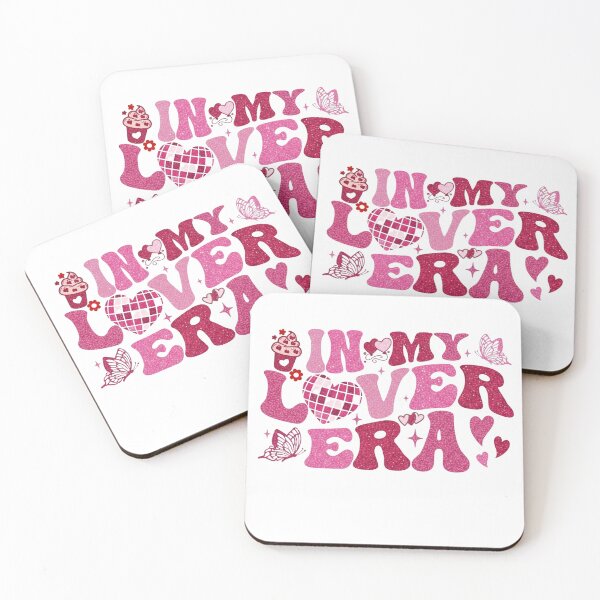 Item preview, In My Lover Era - Valentine’s Day Retro Groovy Pink Glitter Typography designed and sold by Bankza.