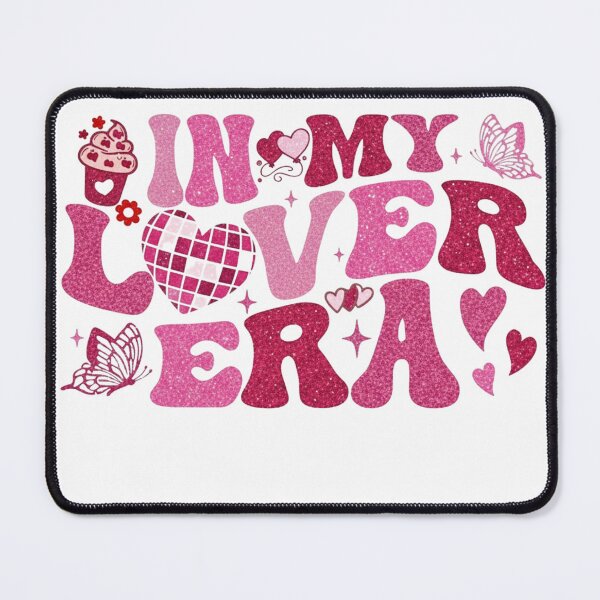 Item preview, In My Lover Era - Valentine’s Day Retro Groovy Pink Glitter Typography designed and sold by Bankza.