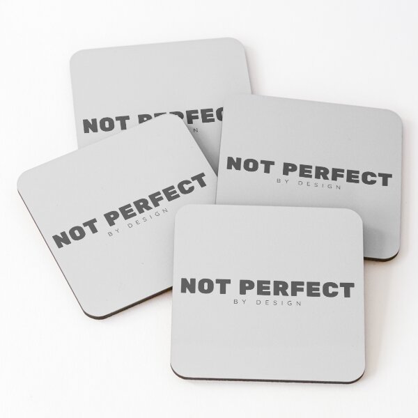 Item preview, Not Perfect by Design: Honest Minimal Typography Statement designed and sold by CHANCHANAI.