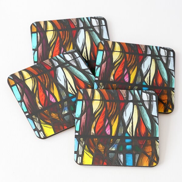 Item preview, STAINED GLASS WINDOW Watercolour designed and sold by Annalucia.