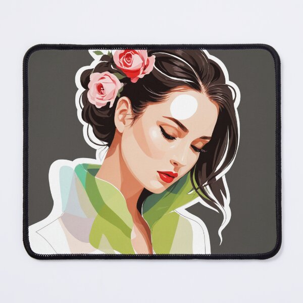 Item preview, Elegant Woman Poised Portrait 1 designed and sold by Tom-Johnson.