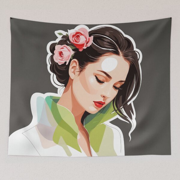 Item preview, Elegant Woman Poised Portrait 1 designed and sold by Tom-Johnson.