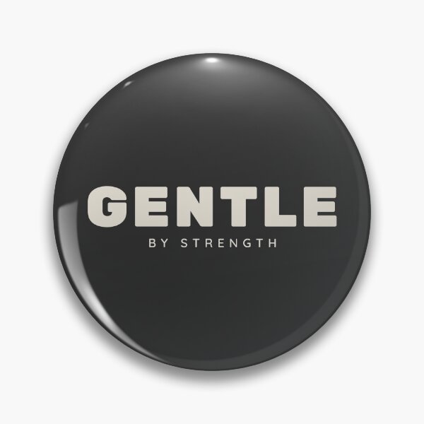 Item preview, Gentle by Strength: Soft Power Minimal Typography Art designed and sold by CHANCHANAI.