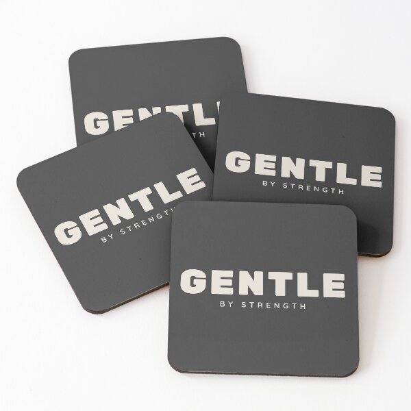 Item preview, Gentle by Strength: Soft Power Minimal Typography Art designed and sold by CHANCHANAI.