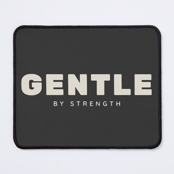 Item preview, Gentle by Strength: Soft Power Minimal Typography Art designed and sold by CHANCHANAI.