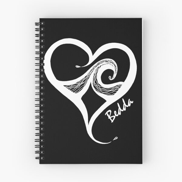 Artikelvorschau, Love Heart Kollektion 14 – Weiß auf Schwarz entworfen und verkauft von EthaArch.