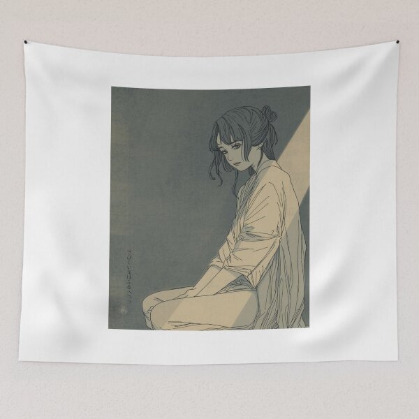 Item preview, TREMBLING LIGHT - Sakutaro Hagiwara Modern Poetry Japanese Kanji Art designed and sold by KanjiShokunin.