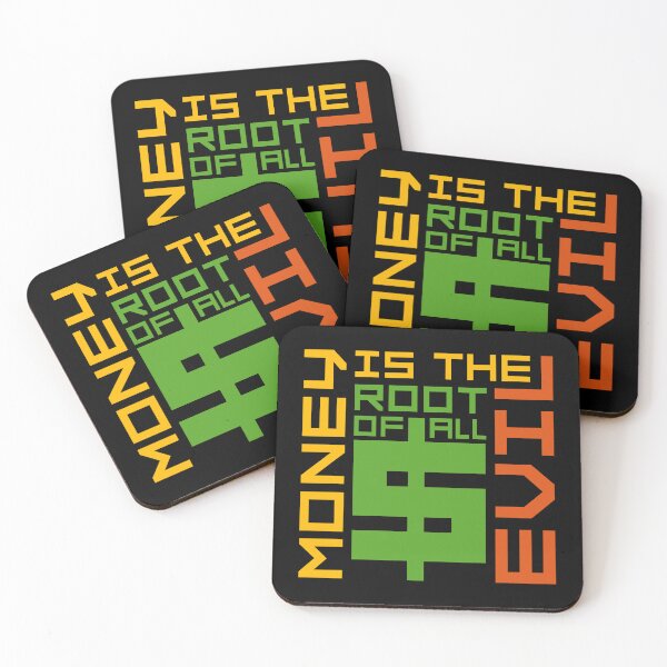 Item preview, Money Root Evil Capitalism Greed Finance Wealth designed and sold by shirt-o-mat.