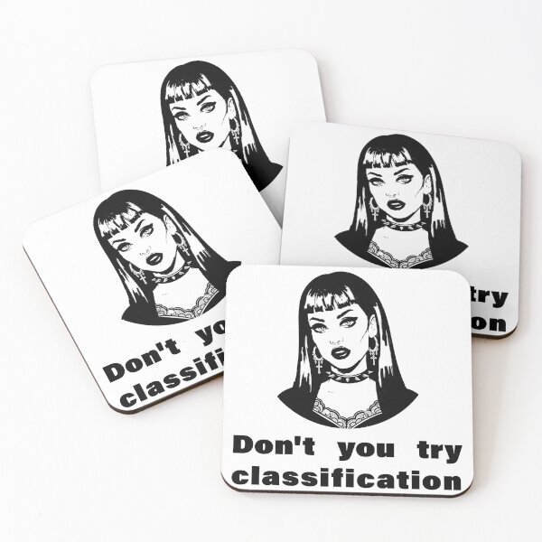 Item preview, Don´t Try- Gothic Girl Empowerment illustration designed and sold by Ignorante.