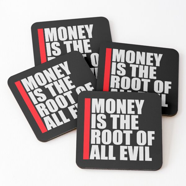 Item preview, Money Root Evil Capitalism Greed Finance Wealth designed and sold by shirt-o-mat.
