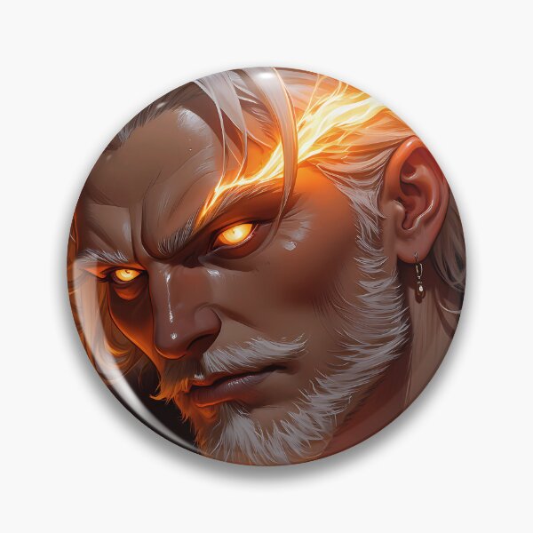Item preview, Eyes of Ember - Dark Fantasy Messiah Portrait designed and sold by KingdomsHarvest.