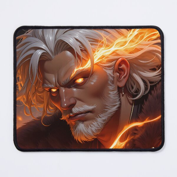 Item preview, Eyes of Ember - Dark Fantasy Messiah Portrait designed and sold by KingdomsHarvest.