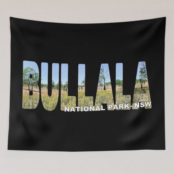 Item preview, BULLALA National Park NSW - Warialda Rural Australia Yellow Wild Flowers Gums designed and sold by Adam Gormley.