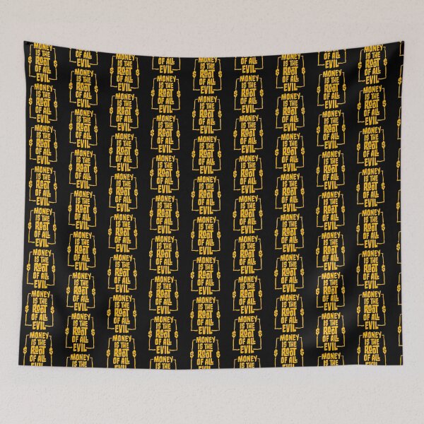 Item preview, Money Root Evil Capitalism Greed Finance Wealth designed and sold by shirt-o-mat.