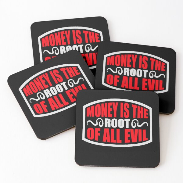 Item preview, Money Root Evil Capitalism Greed Finance Wealth designed and sold by shirt-o-mat.