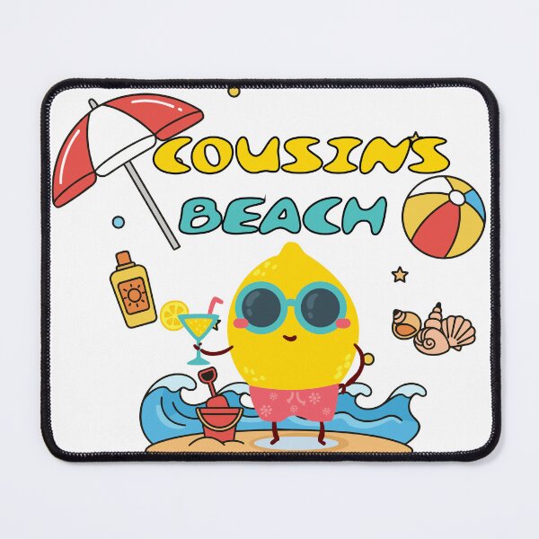 Item preview, Cousins Beach Cute Cartoon Design – Fun Summer Vacation Shirt designed and sold by PixelWaveBD.