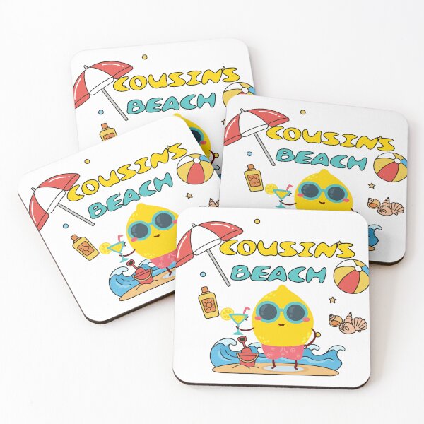 Item preview, Cousins Beach Cute Cartoon Design – Fun Summer Vacation Shirt designed and sold by PixelWaveBD.