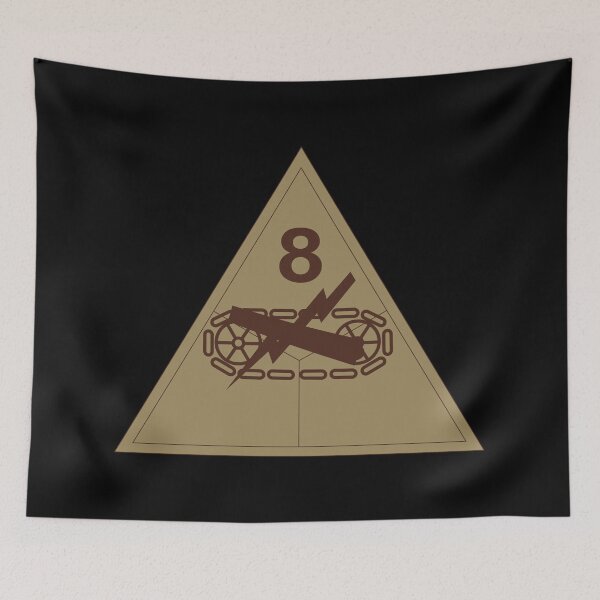 Item preview, Army - SSI - 8th Armored Division - Subdued Desert X 300 designed and sold by Military Insignia Products.