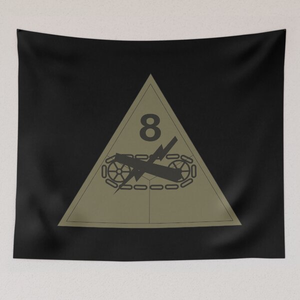 Item preview, Ejército - SSI - 8.ª División Blindada - X 300 sometido designed and sold by Military Insignia Products.