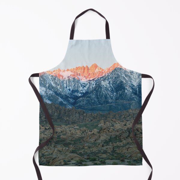 Item preview, Alpen Glow Sunrise on Mount Whitney & Alabama Hills designed and sold by Wild Afterglow.