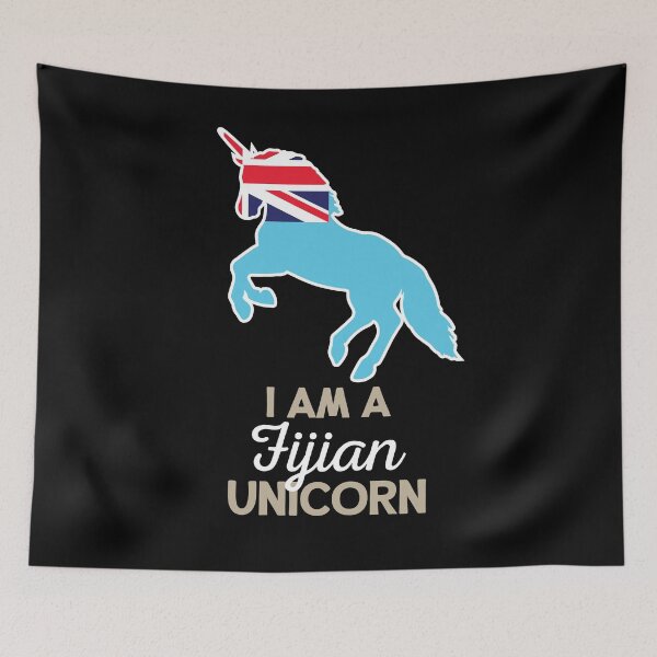 Item preview, Fiji Flag Fijian Unicorn designed and sold by countryflags.