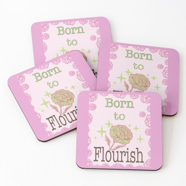 Item preview, Born to Flourish art print designed and sold by LauraCoxArt.