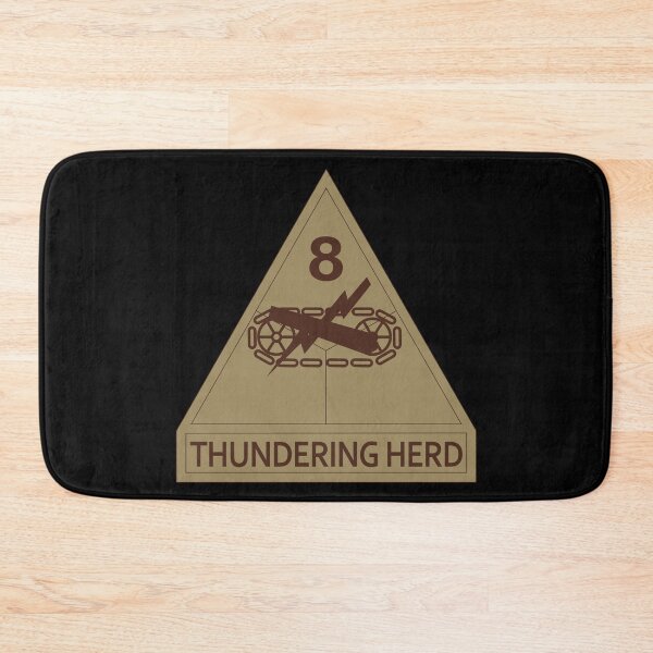 Item preview, Army - SSI - 8th Armored Division w Name Tape - Subdued Desert X 300 designed and sold by Military Insignia Products.