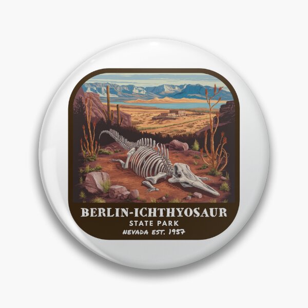 Item preview, Vintage Berlin Ichthyosaur State Park (Nevada State Park) designed and sold by RabbitK.