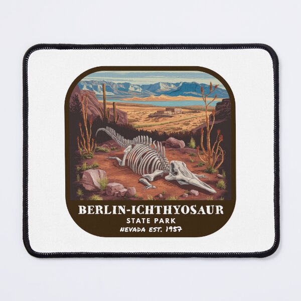 Item preview, Vintage Berlin Ichthyosaur State Park (Nevada State Park) designed and sold by RabbitK.