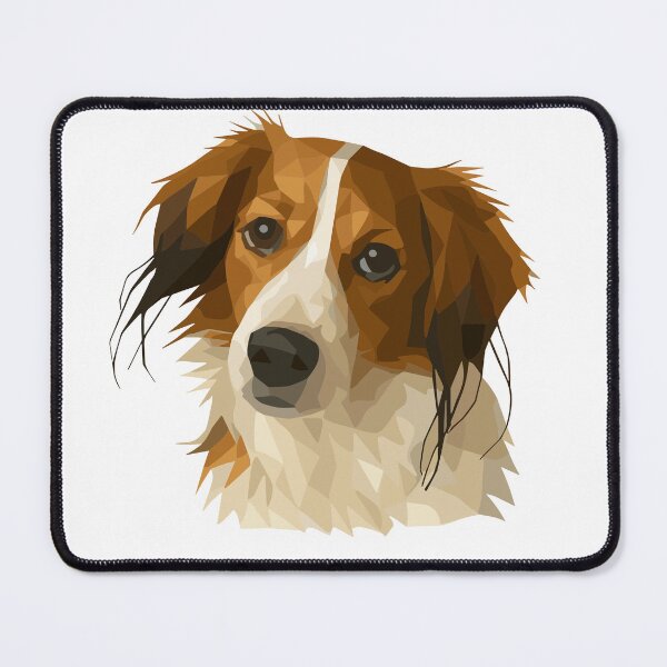 Item preview, Kooiker Hondje Low Polygon Dog – Geometric Dog Art Design designed and sold by OverNickles194.