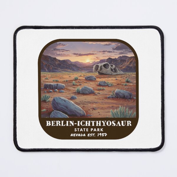 Item preview, Vintage Berlin Ichthyosaur State Park (Nevada State Park) designed and sold by RabbitK.