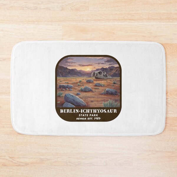 Item preview, Vintage Berlin Ichthyosaur State Park (Nevada State Park) designed and sold by RabbitK.