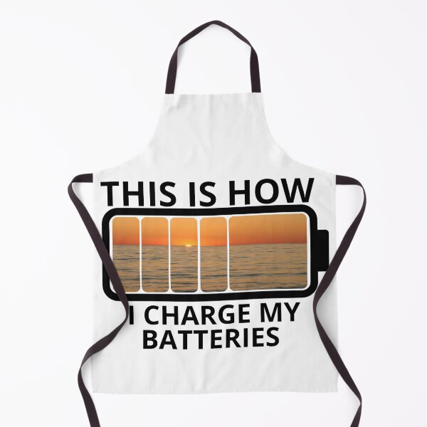 Item preview, Charging My Batteries – Nature & Sunset Illustration designed and sold by positive vibes.